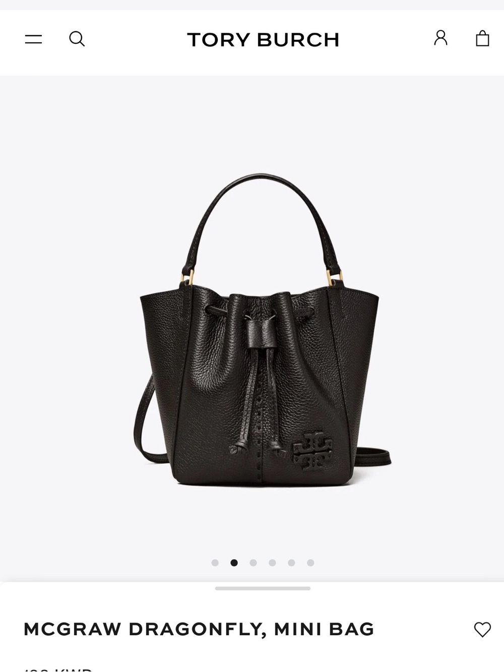 Tory Burch McGraw Dragonfly Mini Bag